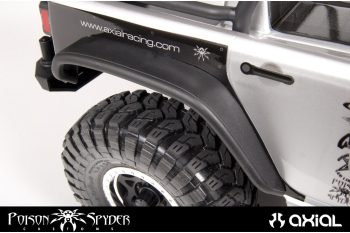 AXIAL RACING SCX10 Poison Spyder JK Brawler Lite Front Bumper set AX80125